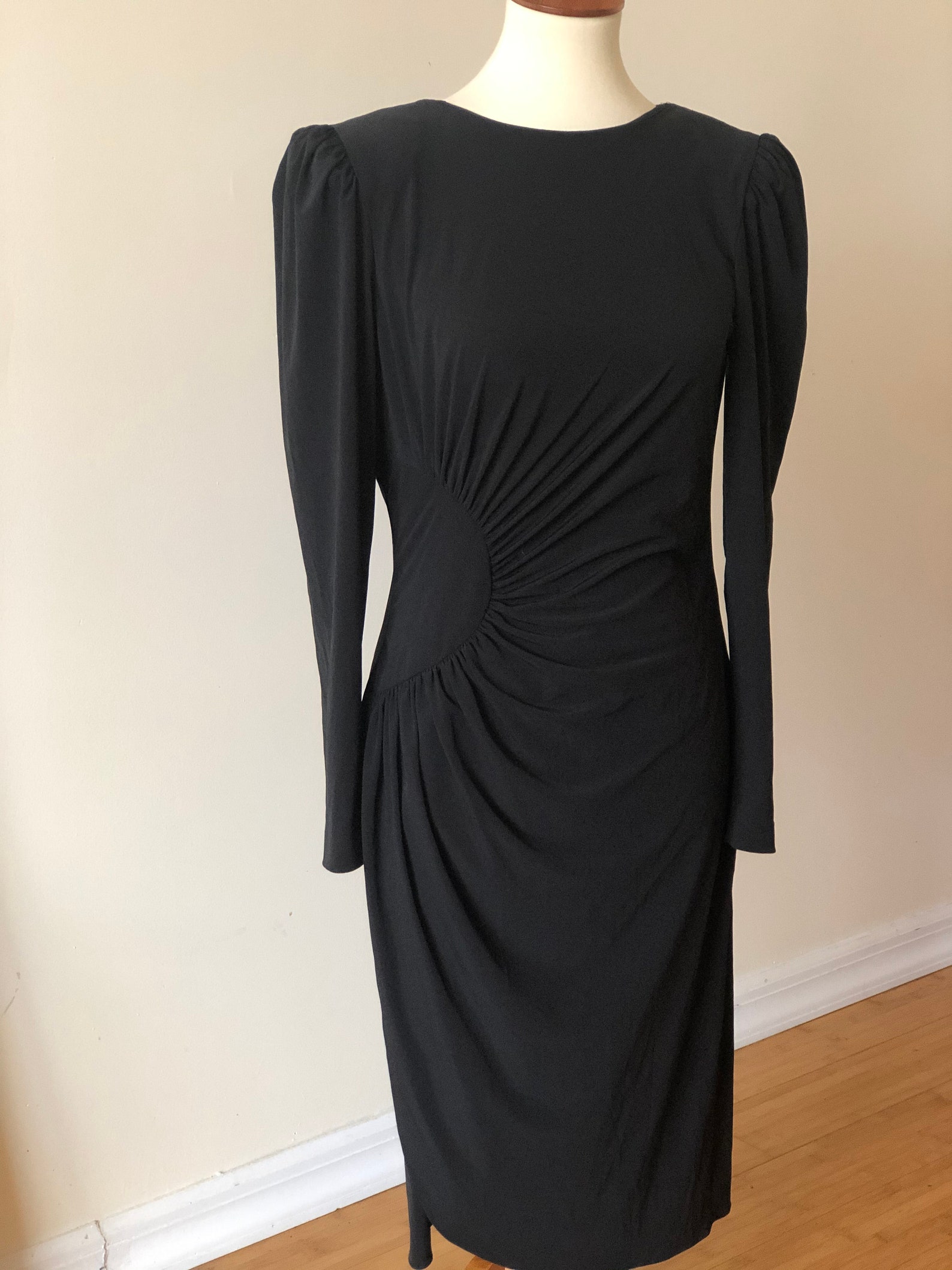 Neiman Marcus Black Vira Dress | Etsy