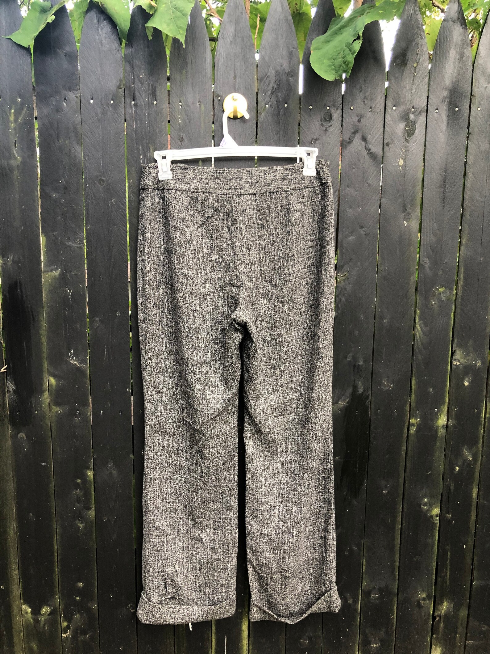 gray work pants