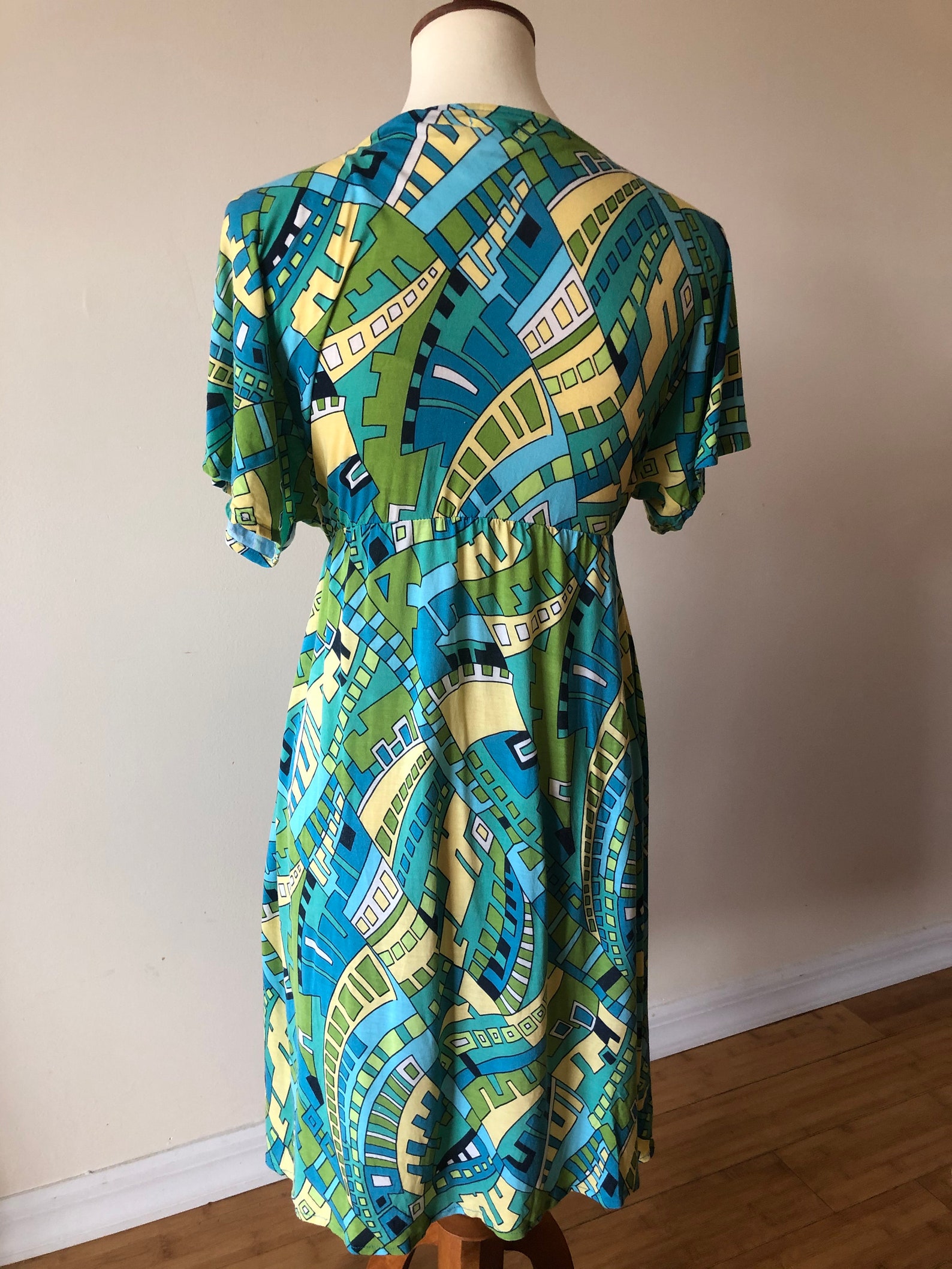 Aqua Summer Dress | Etsy