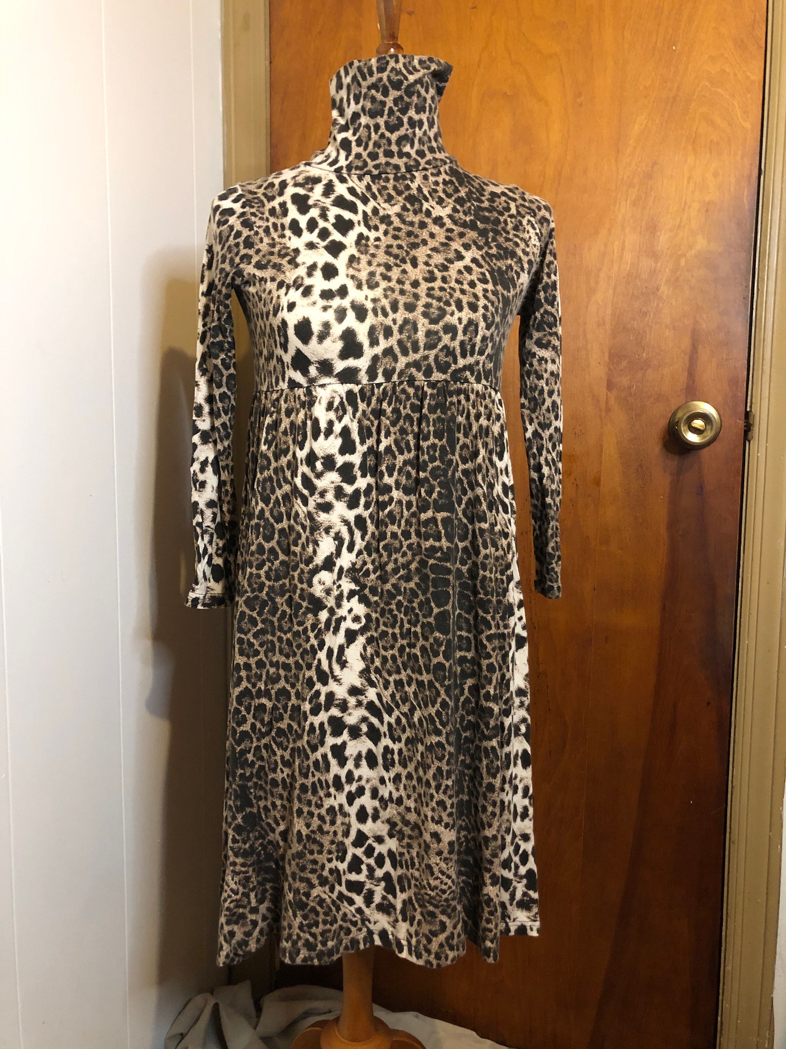 Cheetah Dress | Etsy