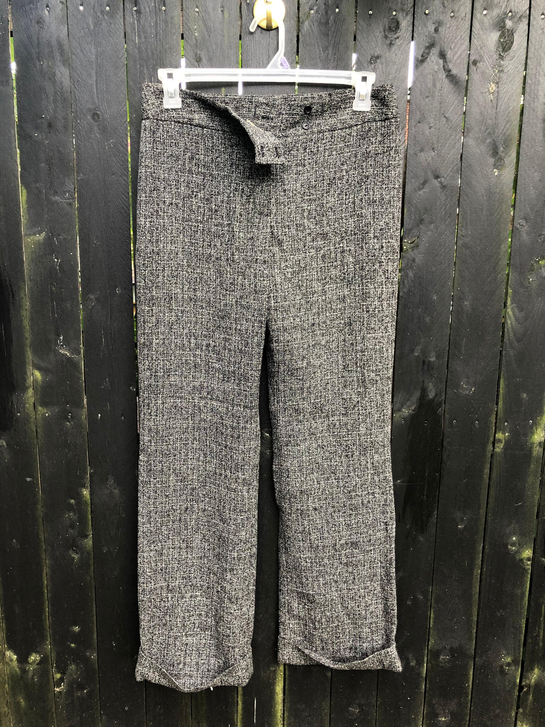 gray work pants