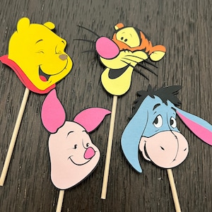 Winnie and Friends cupcake toppers