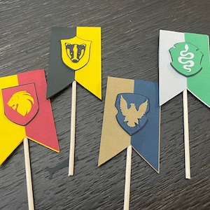 Wizard cupcake topper // house cupcake topper