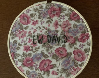 Ew, David Embroidery