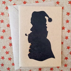 Carte de Noël du Père Noël - Père Noël - Blanc pour votre propre message
