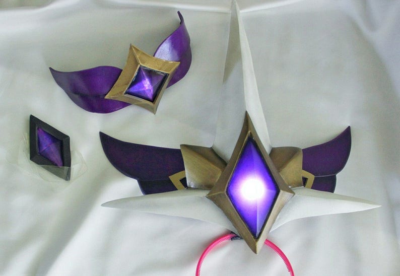 Star Guardian Syndra League of Legends Cosplay Headpiece