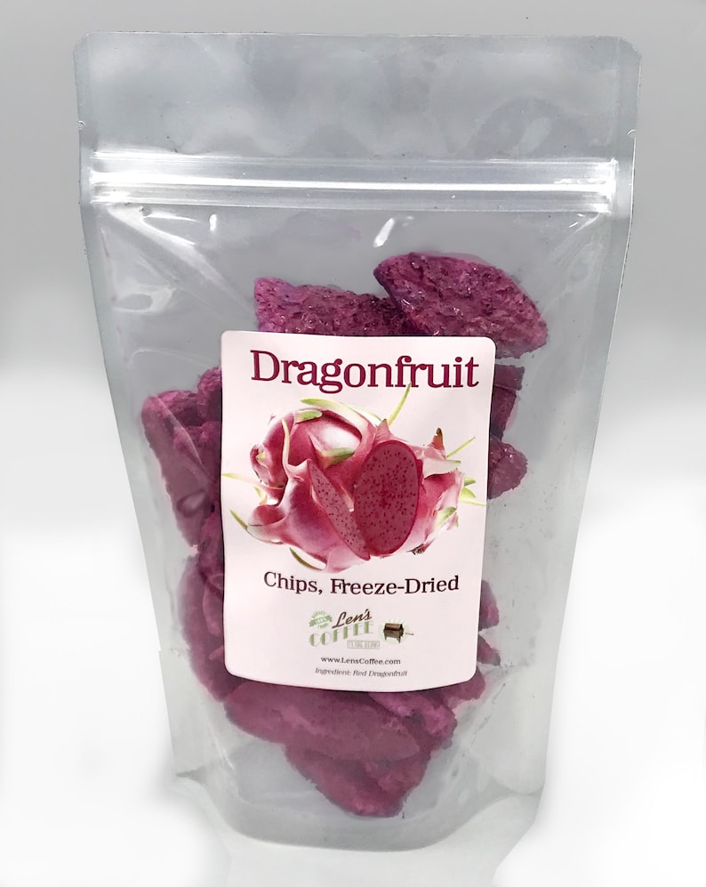 Dragon Fruit Chips, Freezedried Etsy