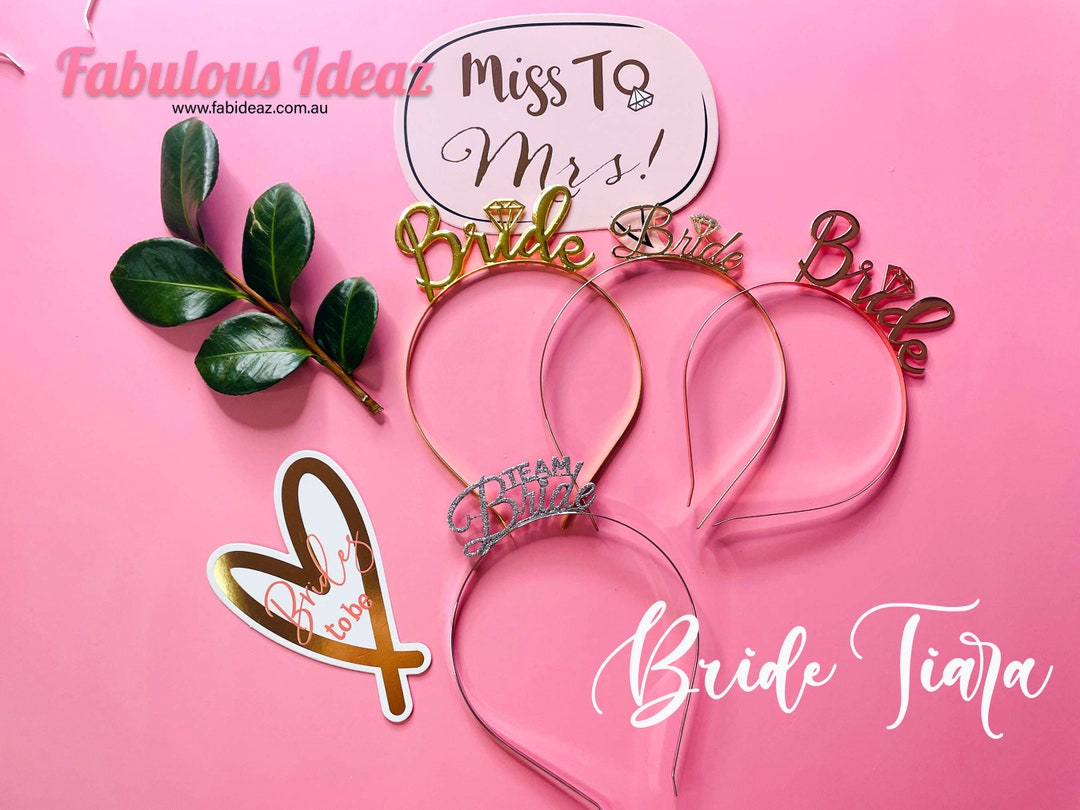 Bride to Be Hens Party Sash Tiara Hens Night Bridal Shower Etsy