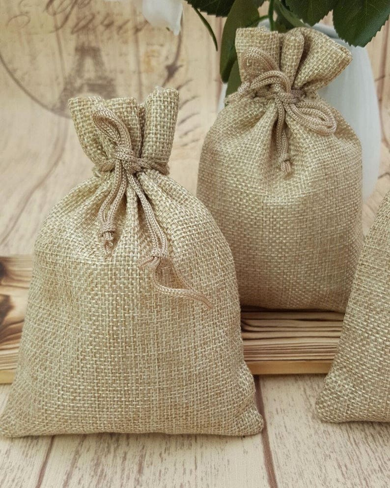 6X Handmade Jute Hessian Burlap Flowers Rose Shabby Chic Wedding Decor Rustic