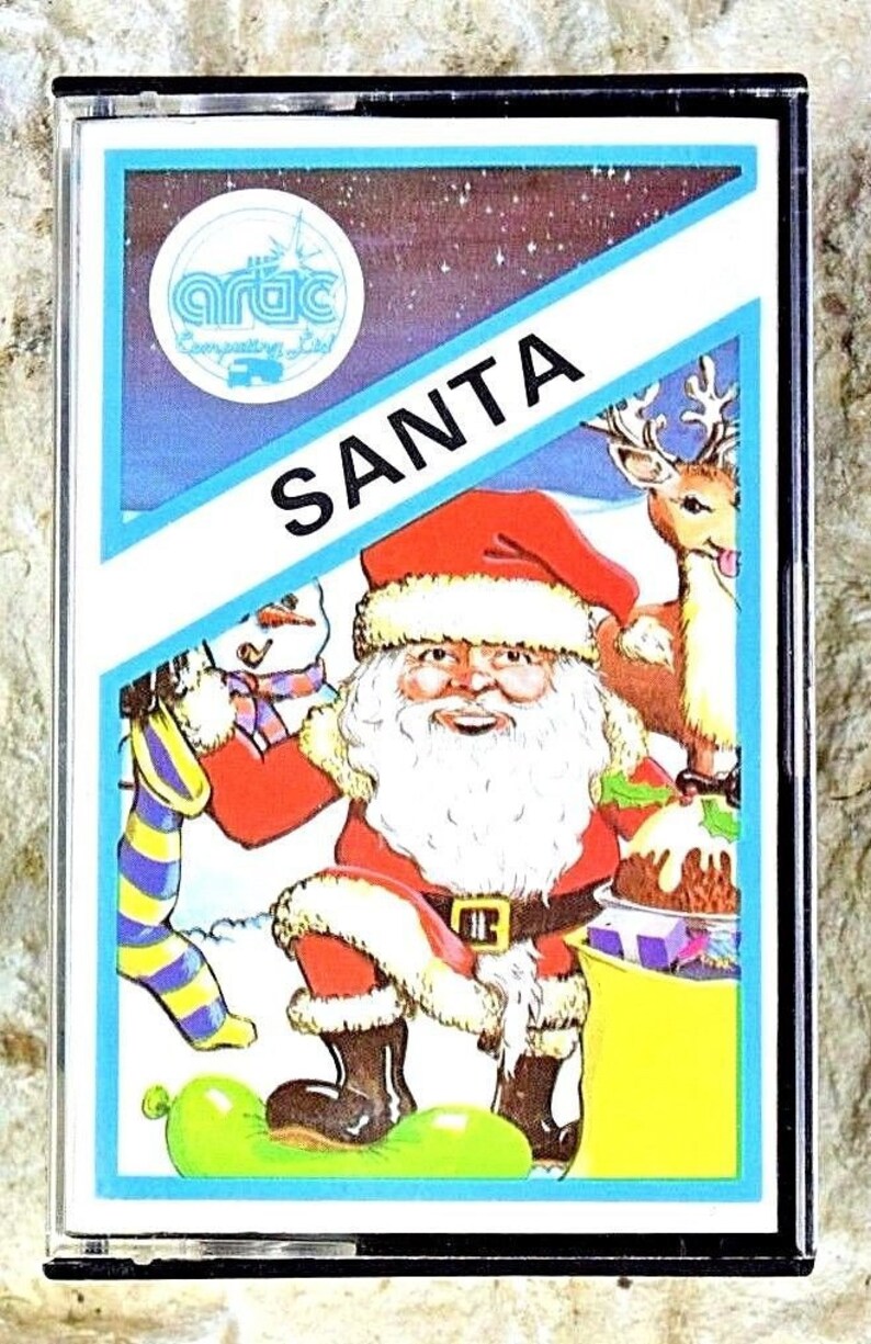 Santa Sinclair ZX Spectrum vintage Rare retro N-MINT COND console game