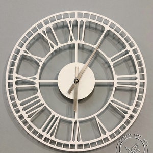 Metal Wall Clock Abstract Functional Art Modern Metal Art Etsy