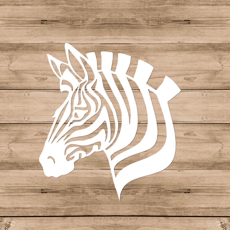 Metal Wall Art Zebra head Animal wall art Home Decor Metal Etsy