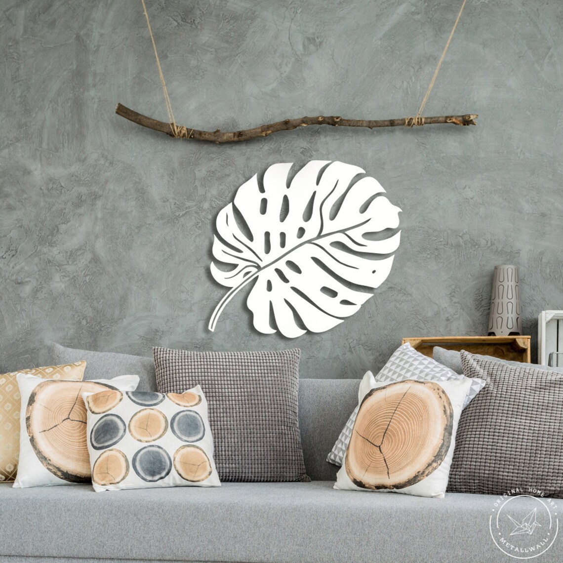 Monstera Leaf Metal Wall Art Wall Decor Metal Signs Etsy