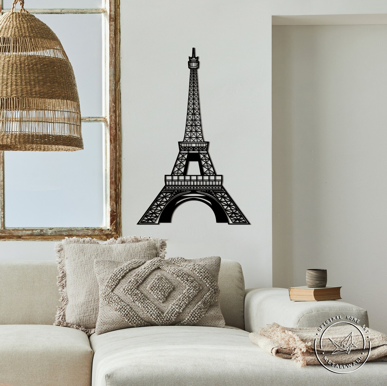 Eiffel Tower sign metal wall art hanging decor Paris wall art Etsy