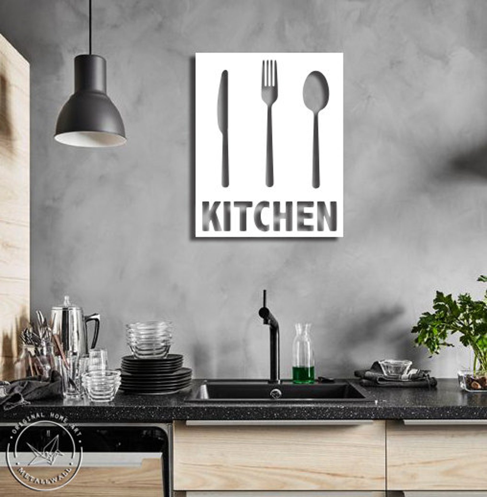 Metal Wall Art KITCHEN sign decor Funny kitchen signs Metal | Etsy