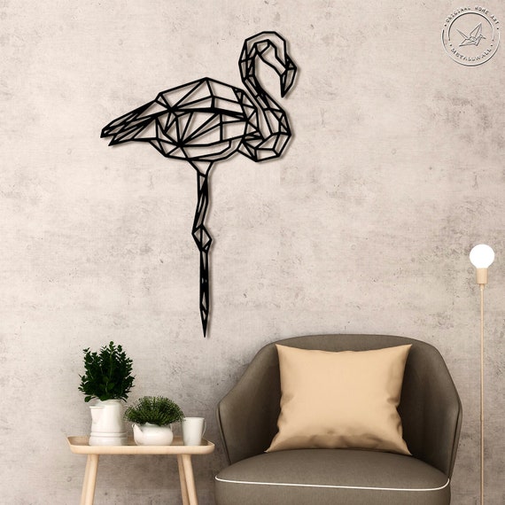 Metal Wall Art Geometric Flamingo Sign Animals Interior Home - Flamingo Wall Art Metal Metal Wall Art Geometric Flamingo Sign Animals Interior Home - Flamingo Wall Art Metal