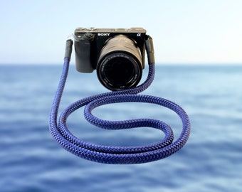 Camera strap DSLR darkblue – camera strap paracord - universal camera strap – camera shoulder strap – camera neck strap