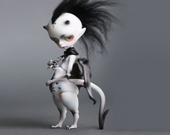 BJD fantasy Doll 1/8 Handmade Art Doll for Collection, crap doll devil doll ooak monster Dolls Resin for diy