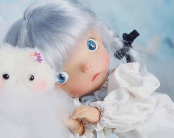 BJD doll 1/8 girl doll Resin Ball Jointed Blank doll for diy