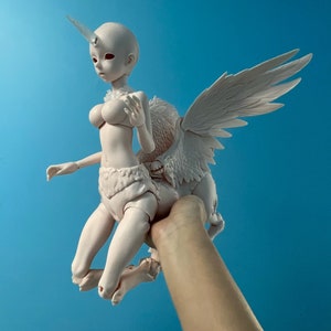 Bjd Puppe 1/4 fliegendes Pferd Fantasy Puppe