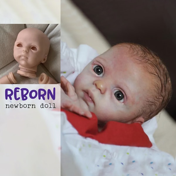Kit de poupée Reborn 10 pouces Mini Reborn Doll Set DIY Blank Doll Baby Doll