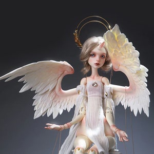 BJD doll 1/4 Angel fantasy Doll Handmade Art Doll for Collection, crap doll mosquito doll ooak monster Dolls Resin for diy