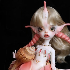 Mermaid doll 1/6 BJD fantasy Doll Handmade Art Doll for Collection crap doll ooak monster Dolls Resin for diy