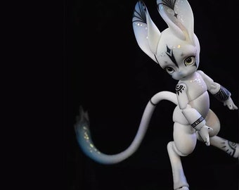 Mouse bjd doll 1/8 Resin Ball Jointed Handmade Art Doll Collection ooak doll Resin doll for diy