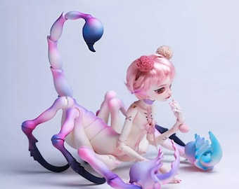 Scorpio girl BJD doll 1/6 Charon animal body fantasy doll ooak monster Dolls Resin for diy