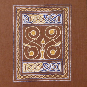 St Cuthbert&#39;s Gospel Pattern and Instructions - Instant Download PDF
