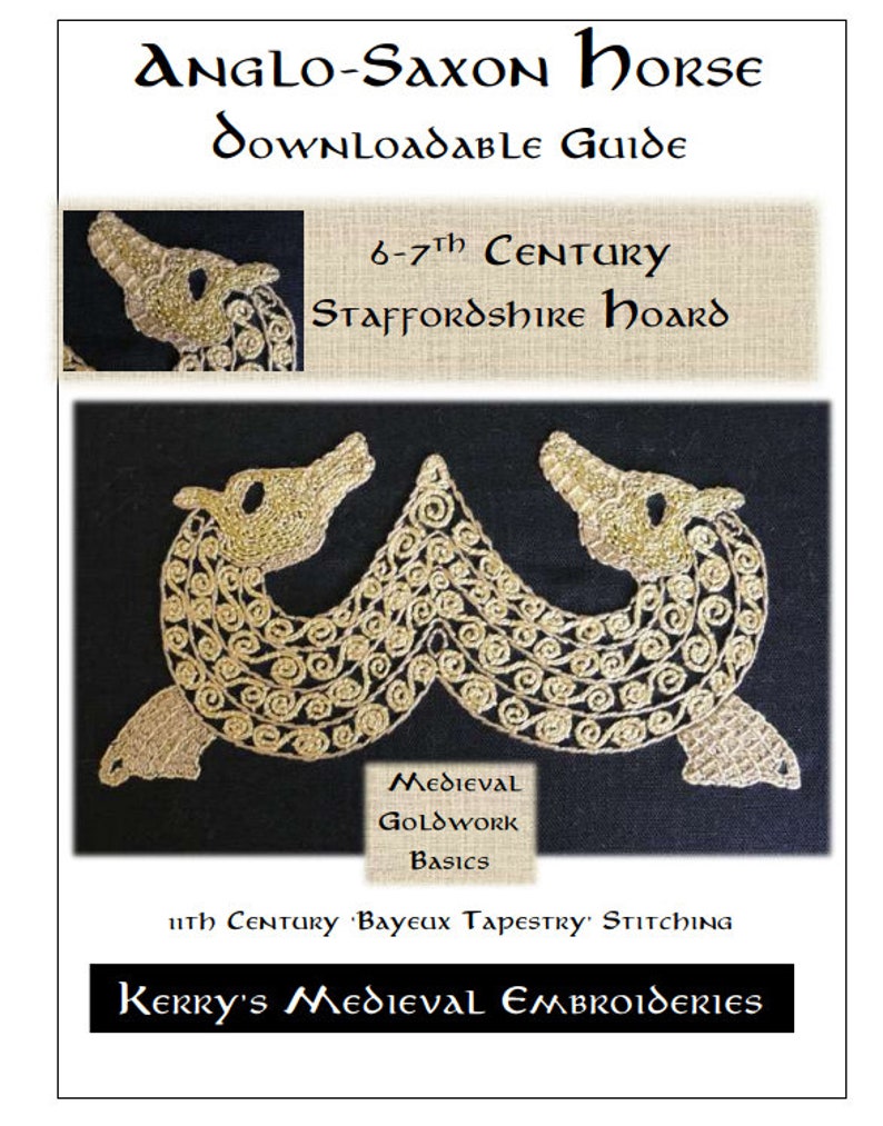 Anglo Saxon Horse Pattern and Instructions Instant PDF Download Etsy