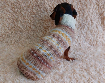 Pet Wool Jumper,Dachshund Dog Sweater Winter Warm Clothes