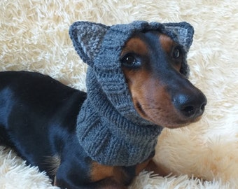 Snood hat for dog wolf