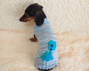 Tier Haustier Pullover mit Dinosaurier für Hund