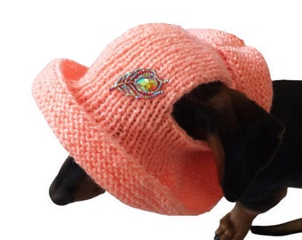 Pink sun hat for dog, summer accessory for dog, hat for dog, gift for dog