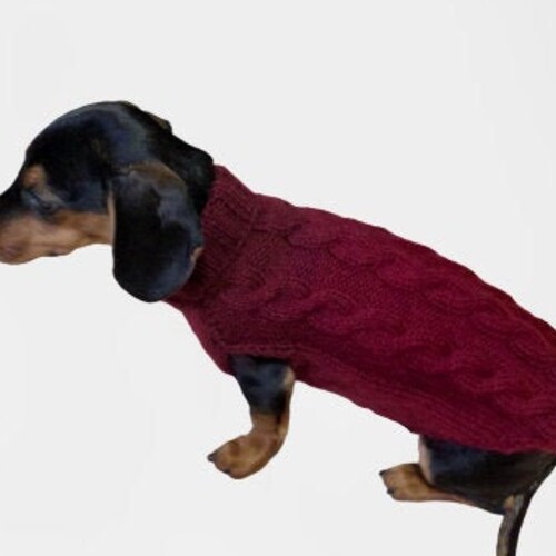Knitted Jumper for Small Dogs Clothes Sweater for Dogs Etsy