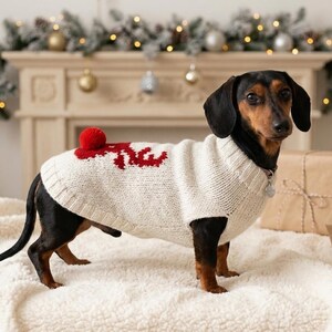 犬用の鹿のクリスマスセーター、明るいお祭りコスチューム、ホリデーニューイヤーの暖かい服、ペットアパレル、ダックスフンドのジャンパー、写真撮影