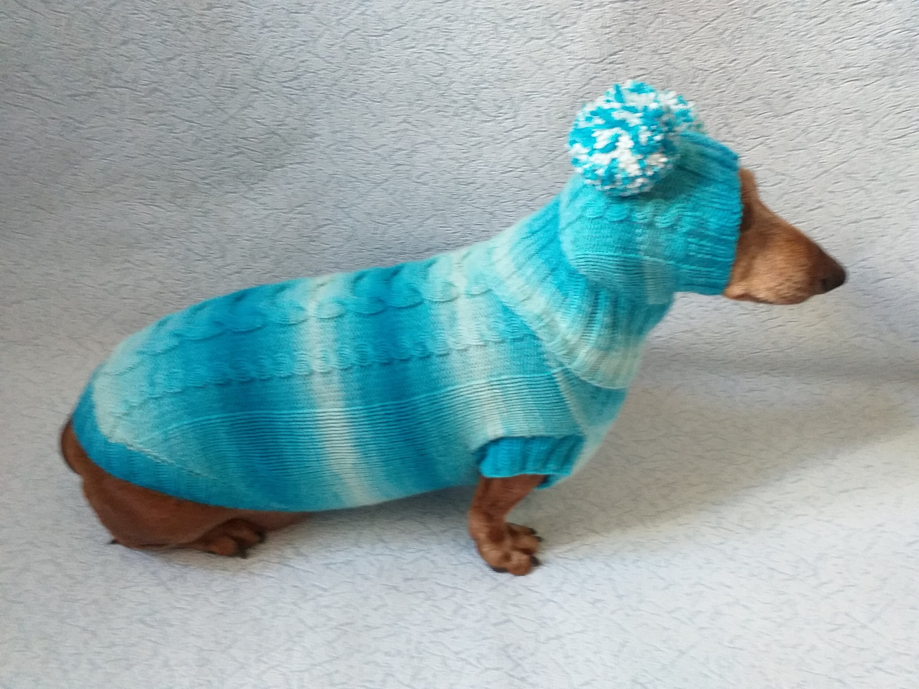BEANIE HAT IN DOGGER BLUE WOOL 332396