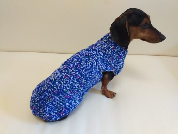 Bailarín Empuje Ofensa Jersey de lana Кnitted para perro ropa para perro salchicha - Etsy España