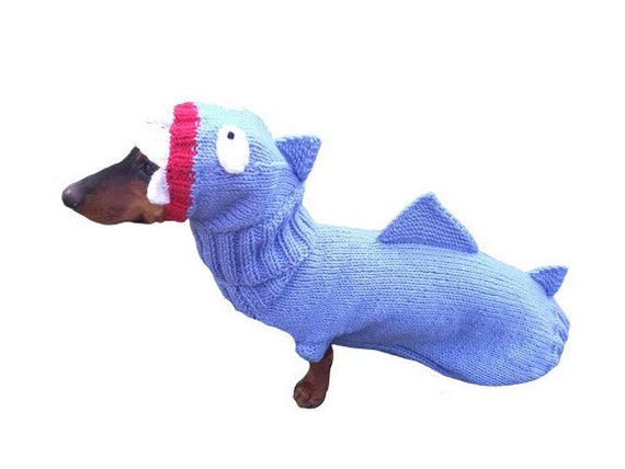 Shark Costume for Dog, Clothes for Dog Fish Shark, Sweater and Hat Shark  for Dachshund -  Finland