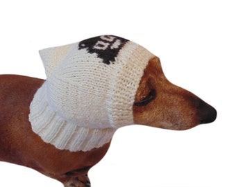 Hat for dog funny poop, warm winter hat for small dog