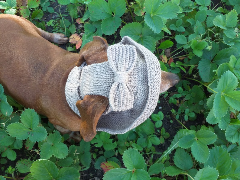 Sommer gestrickte Mütze für Hunde Panama für Hunde Hut für Etsy