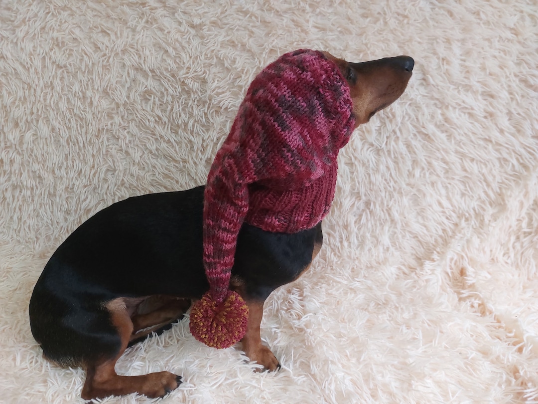 CREATCABIN Haustiermütze Mit Ohrlöchern - Karierte Baumwollmütze Für Katzen & Hunde | Sonnenschutz Rot