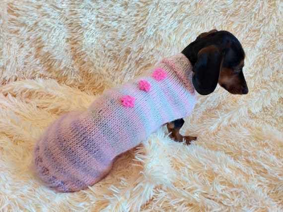 angora dog sweater