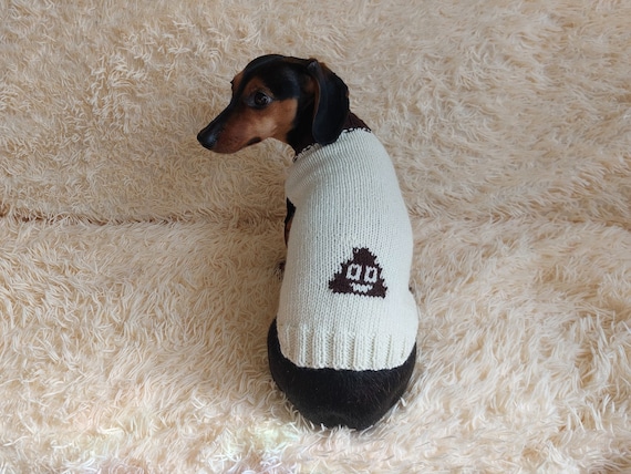 Poop emoji dog sweater sales