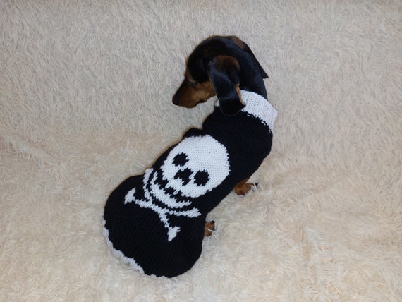 Skull and hotsell crossbones dog sweater