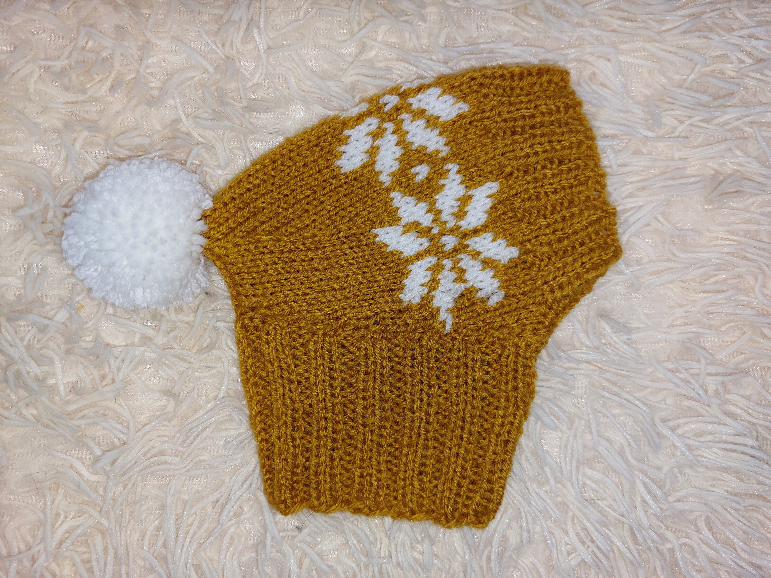 Bonnet De Noël Pour Chien Avec Pompon - Motif Tresse, Laine Douce - Tailles S à XXL - Accessoire Festif Pour Animaux - 10