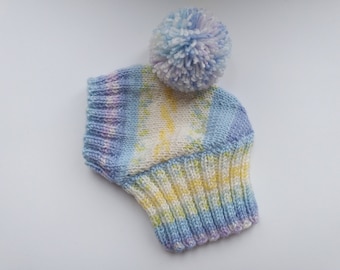 Kaempe Bonnet Tricoté Teckel Avec Pompon – Cadeau Idéal Pour Propriétaires De Chien, Doublure Polaire Chaude