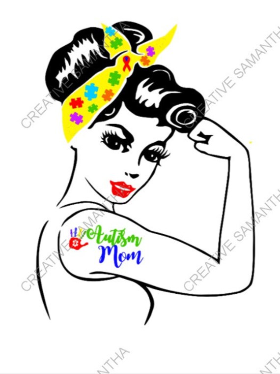 Download Autism mom SVG autism awareness strong mom autism file | Etsy