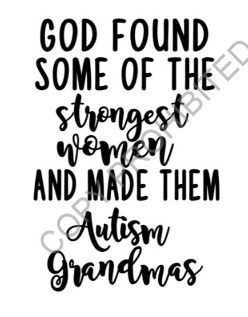Download Autism Grandma Svg Autism Grandma Awareness Autism file | Etsy